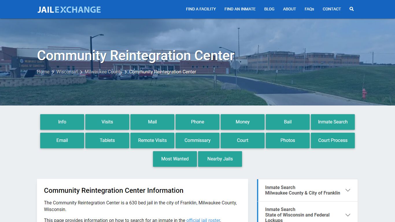 Community Reintegration Center - Jail Exchange